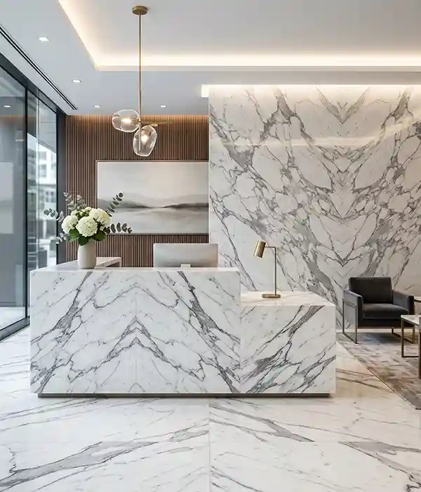 Statuario Reception Area