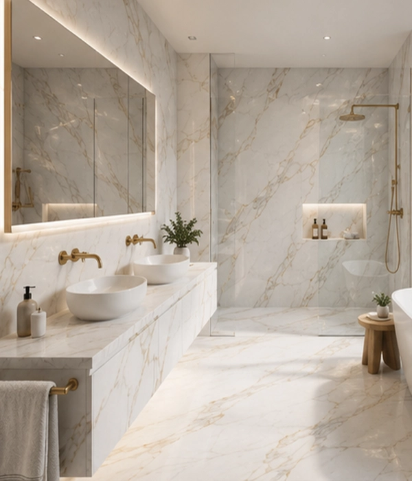 Statuario Gold Bathroom Vanity