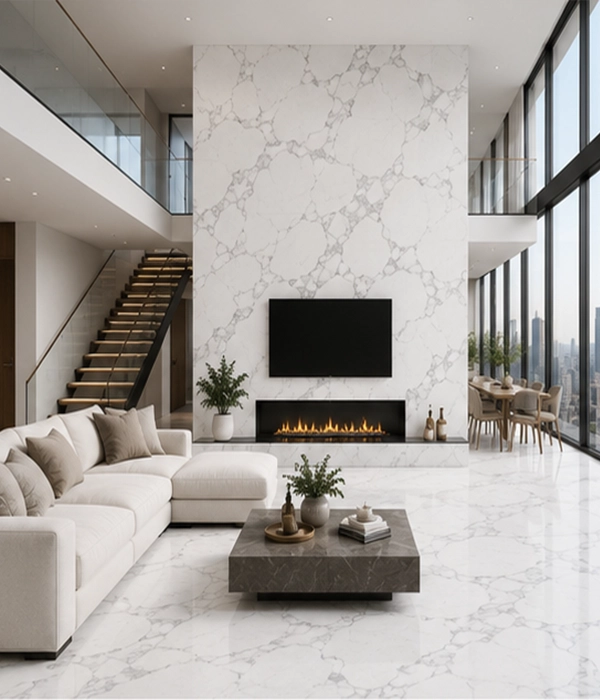 Statuario Nuvolato Flooring
