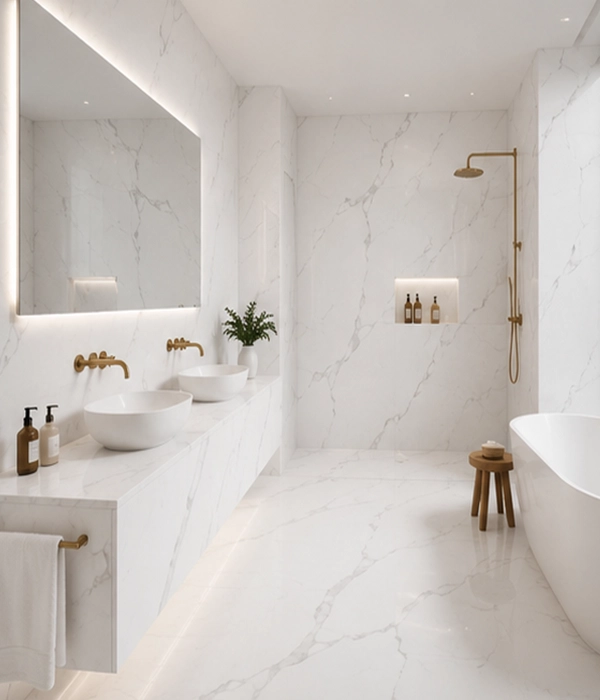 Statuario White Bathroom Vanity